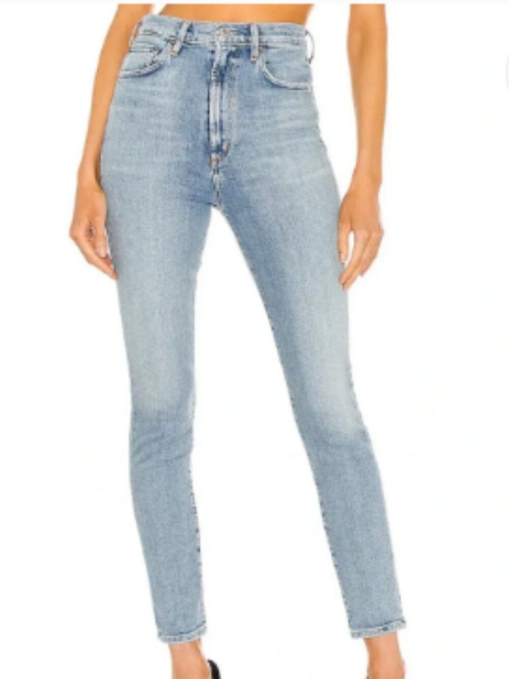 Agolde 29 Pinch Waist Ultra High Rise Skinny Jeans in Debut Size 29 A165C-1256